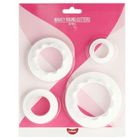 Wavey & Round Cutters 4 Piece Set