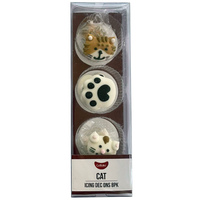 Cat Icing Decorations 8 Pieces
