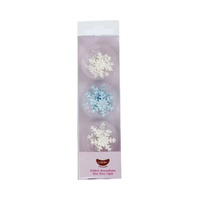 Snowflake Icing Decorations 12 Pieces