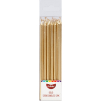 GoBake Gold 12cm Candles