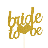 Paper Card Bride To Be Topper