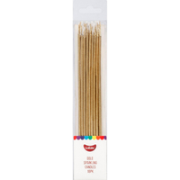 GoBake Gold Sparkling Candles
