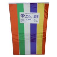 Home Style Chocolates Foil Wraps Bright Mixed Colours