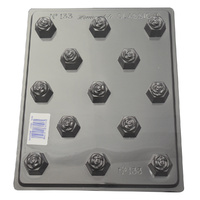 Home Style Chocolates Rose Deep Hexagons Chocolate Mould