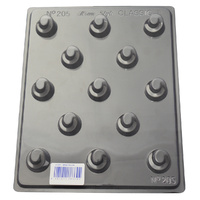 Home Style Chocolates Dented Rounds Chocolate Mould