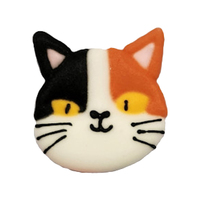 Edible Multi Coloured Cat 38mm Decoration