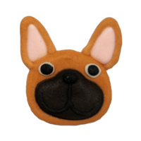 Edible Brown & Black Dog 38mm Decoration