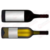 Wine Bottles Edible Image - A4 #1