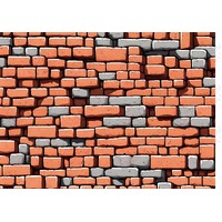 Brick Wall Edible Image #03 - A4