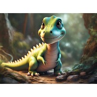 Dinosaur Edible Image #2 - A4