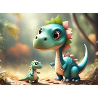 Dinosaur Edible Image #3 - A4