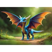 Dragon Edible Image #07 - A4