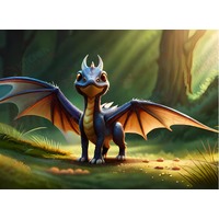 Dragon Edible Image #08 - A4