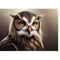 Owl Edible Image #03 - A4