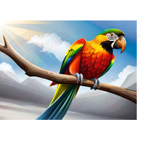 Parrot Edible Image #01 - A4