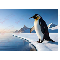 Penguin Edible Image #02 - A4