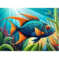 Tropical Fish Edible Image #8 - A4