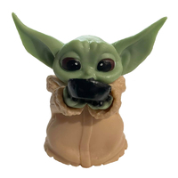 Baby Yoda Holding Bowl Figurine Topper 5.5cm