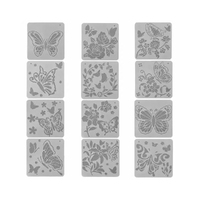 Butterflies Stencil 12 Piece Set