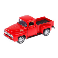 Classic Red Pick Up Truck Die Cast Decoration