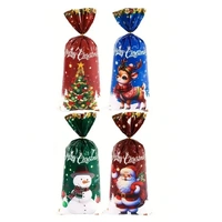 Santa-Reindeer-Tree-Snowman Christmas Treat Bags 10pcs