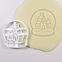 Snow Globe Fondant / Cookie Cutter & Stamp