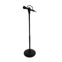 Mini Plastic Microphone and Stand Decoration
