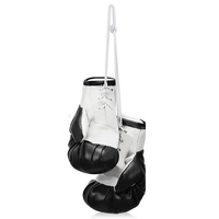 Mini Boxing Gloves Black & White 1 Pair