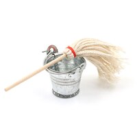 Bucket And Mop Decoration