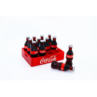 Coke Bottle Tray With 12 Bottles