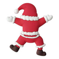 Flat Santa Cake Decoration