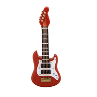 Guitar Topper Red And White - 9cm