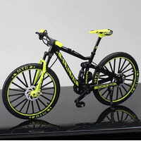 Road Bike Black & Yellow Decoration