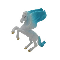 Pegasus Blue Mane Resin Toy Topper