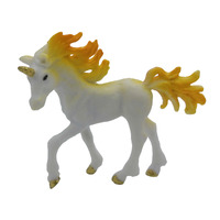 Unicorn Yellow Mane Resin Toy Topper