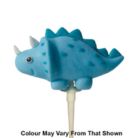 Blue Dinosaur Cake topper 4.5cm