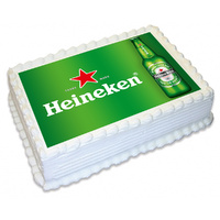 Heineken Bottle Edible Image - A4