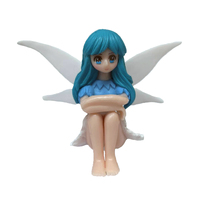 Blue Haired Fairy Toy Cake Topper