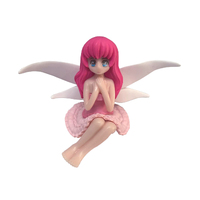 Pink Haired Fairy Toy Cake Topper