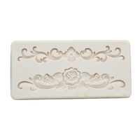 Flower Border Silicone Fondant Mould 