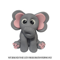 Fondant Elephant Pink 8cm