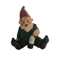 Drunk Sitting Gnome 5cm Decoration