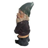 Naughty Peeing Gnome 6cm Decoration