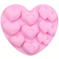 Silicone Hearts Chocolate/Cake Mould 
