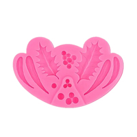 Holly Leaf/Berries Silicone Mould
