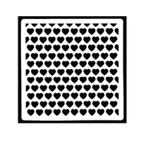 Mini Hearts Stencil
