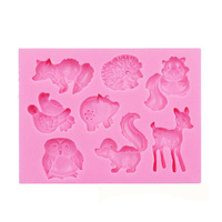 Forest Animals Silicone Mould
