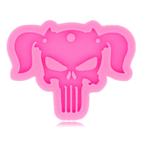 Girl Punisher Skull Silicone Mould