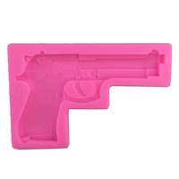 Hand Gun Silicone Fondant Mould 11cm
