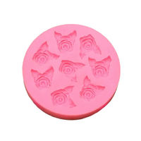 8 Roses Silicone Fondant Mould